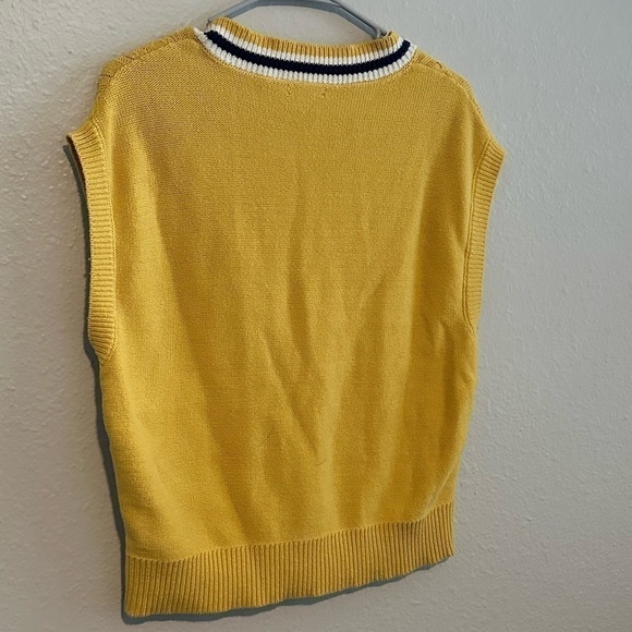 🌟 Wild fable yellow knit sweater unisex size small - Picture 5 of 5